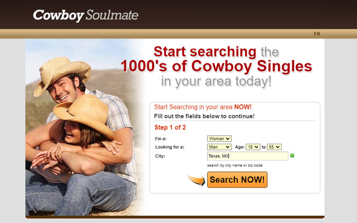 Cowboy Soulmate Review Homepage