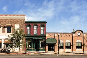 small town main street in the United States